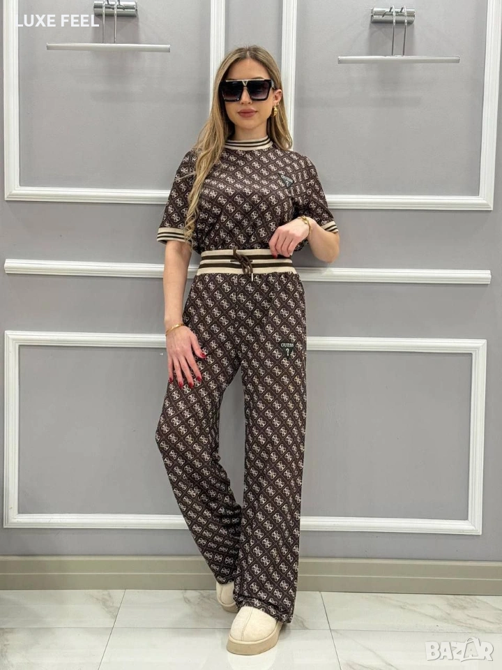 GUESS ⚜️Дамски Памучен Комплект , снимка 1