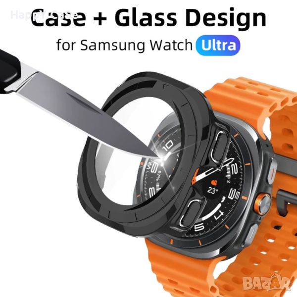 Samsung Galaxy Watch 7 40 44mm. / FE 40mm. / Ultra 47mm. / Твърд удароустойчив кейс с протектор, снимка 1