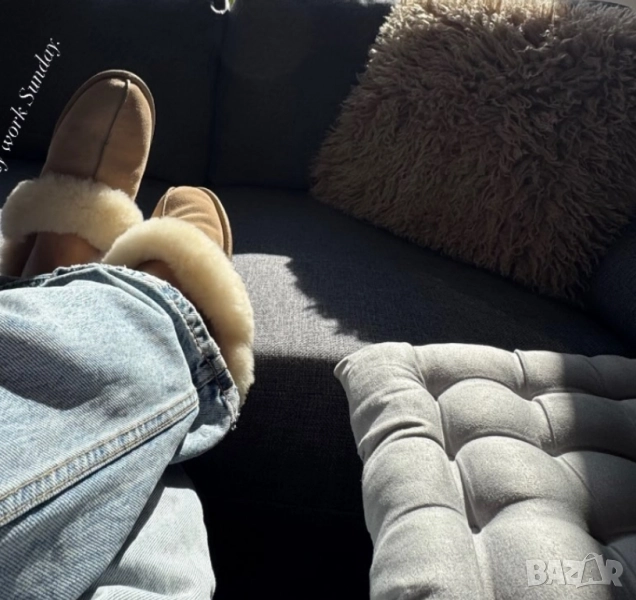 пухени пантофи тип UGG, снимка 1