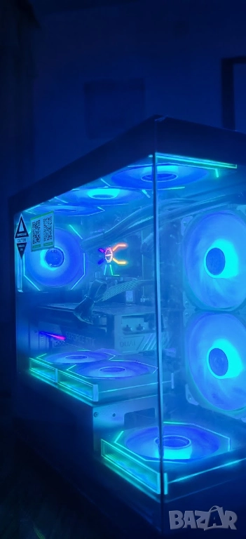 Продавам Гейм РС Ryzen 5 7600/32Gb D5/1Tb SSD/Asus RTX 3070/WiFi&BT/Гаранция, снимка 1