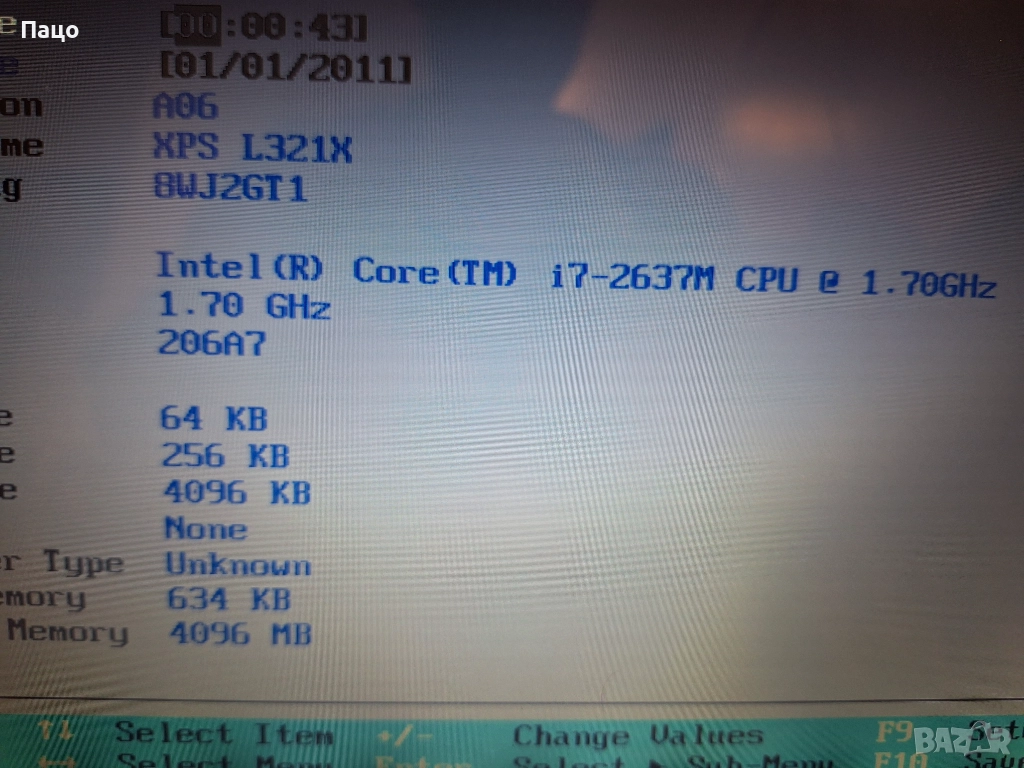 dell xps 13 l321x motherboard, снимка 1