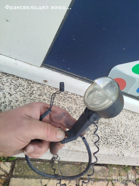 Фар с букса за велосипед , снимка 1