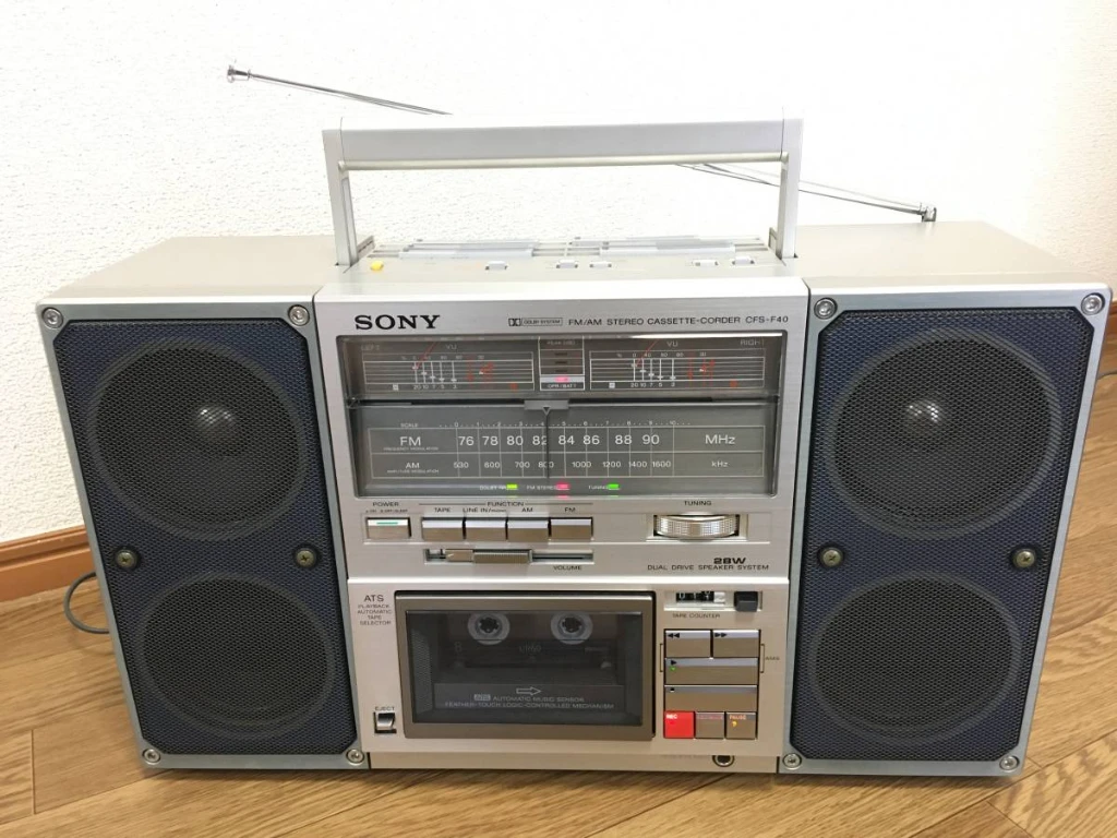 ソニー SONY CFS-F40 SONY CFS-F40 ラジカセ 昭和レトロ オーディオ機器