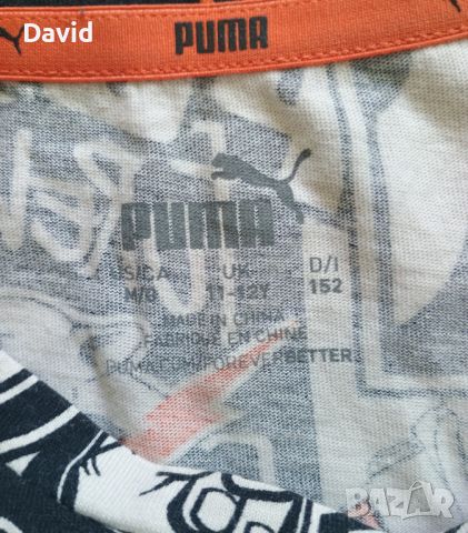 Оригинална детска тениска Puma Alpha Tee, снимка 4 - Детски тениски и потници - 46278522