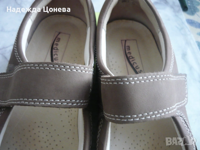 Дамски елегантни  медицински обувки № 40 цвят сиво, снимка 6 - Дамски ежедневни обувки - 53794650