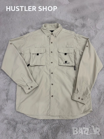 Мъжка туристическа,ловна риза WOLF CAMPER. Размер L, снимка 2 - Ризи - 54139559