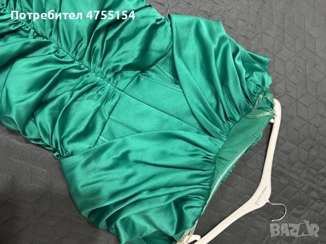 Официална сатенена рокля/ бална, снимка 4 - Рокли - 53713769