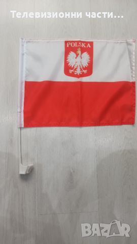 Малко знаме на Полша Polska Poland 39 на 30см
