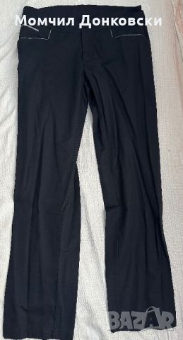 Мъжки черен спортен панталон, снимка 1 - Панталони - 45837680