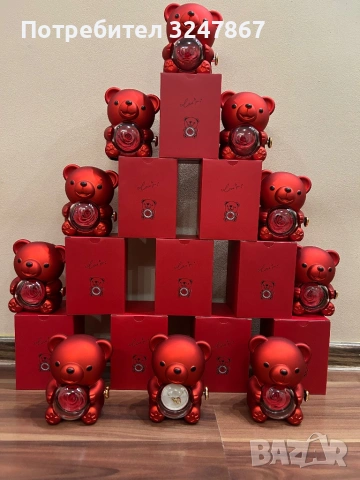 Меченце със роза и колие 