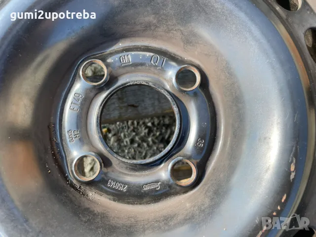15 джанти 4х100 Opel Astra G Combo C 6J et49 гуми 195/60/15, снимка 6 - Гуми и джанти - 50244799