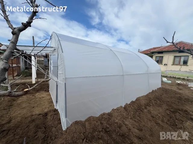 Хоби Оранжерии 4 м ширина тип тунелни, снимка 6 - Оранжерии - 49639464