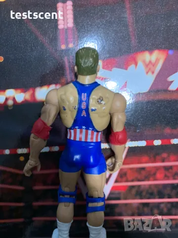 Екшън фигура WWE Kurt Angle Кърт Енгъл Mattel Elite играчка олимпийски медалист Olympic Medalist, снимка 9 - Фигурки - 49552070