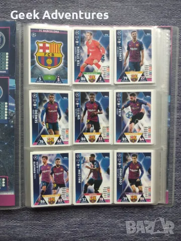 Футболни Карти Champions League Сезон 2018/2019 Match Attax Topps, снимка 2 - Колекции - 48797547