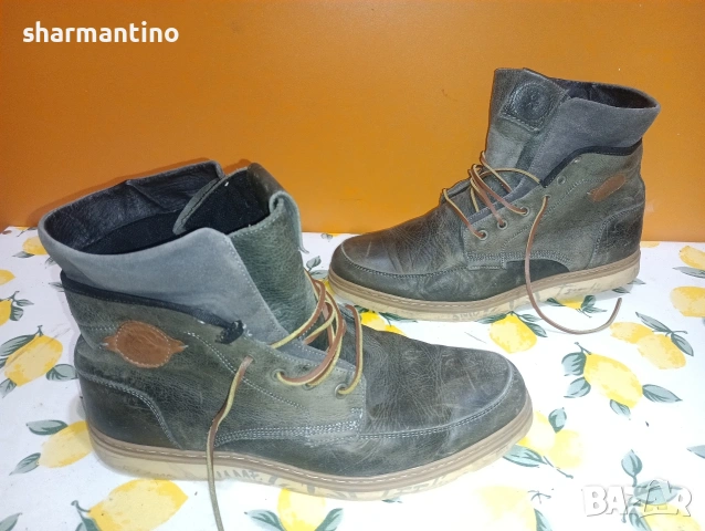 Brunotti N 46 кожени боти, снимка 10 - Мъжки боти - 53468619