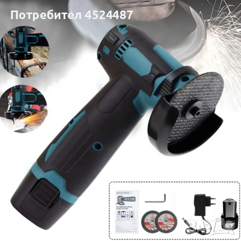 Безчетков ъглошлайф 12V - прецизно рязане и шлайфане, снимка 4 - Ъглошлайфи - 53761854
