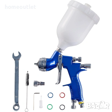 ПРОМО Професионален пистолет за боядисване – Висока ефективност GRAVITY GUN AND CUP BASE X0012J9XSV