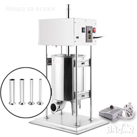 Пълначка за месо 12л Професионална Електрическа с педал