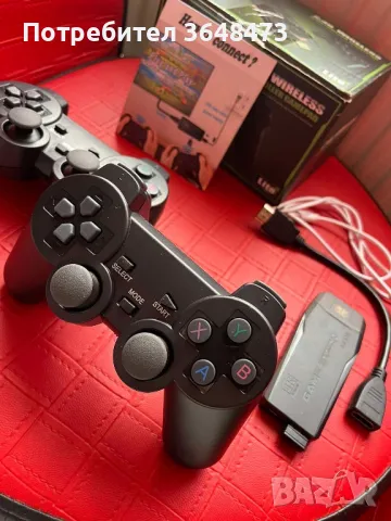 Комплект игрова конзола с два безжични джойстика - 2.4 HDMI Gamepad, снимка 3 - Други игри и конзоли - 48721294