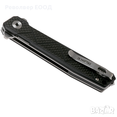 Сгъваем нож Ruike P127-CB - черен 14C28N неръждаема стомана, снимка 4 - Ножове - 45007857