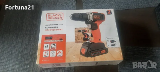 Black and Decker - винтоверт - чисто нов, снимка 1 - Друга електроника - 48651228