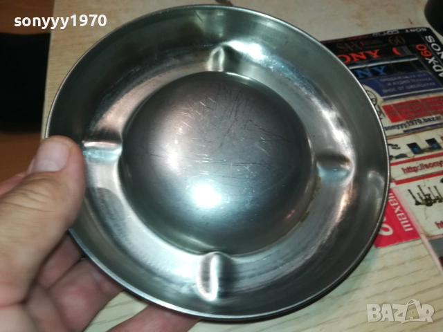 МЕТАЛЕН ПЕПЕЛНИК ОТ СОЦА 3108251906, снимка 4 - Антикварни и старинни предмети - 51554441