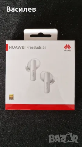 Чисто нови безжични слушалки Huawei FREEBUDS 5i CERAMIC WHITE, снимка 2 - Слушалки и портативни колонки - 47676930