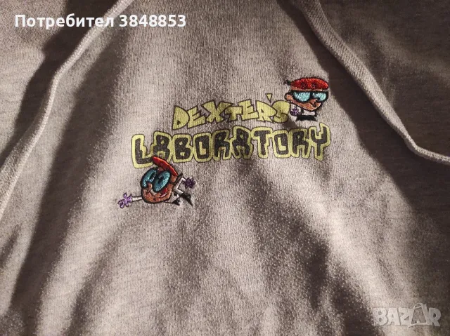 Cropp суичър Dexter Laboratory , снимка 3 - Суичъри - 46850913