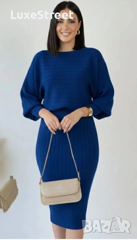 🤍Рокля + Пуловер