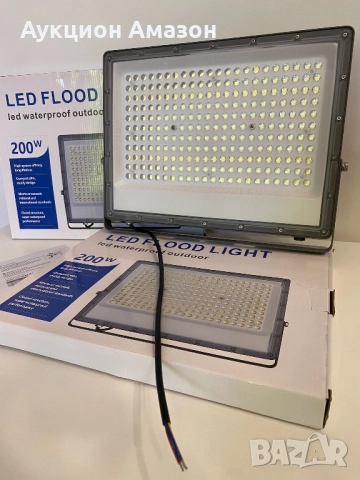 Външен LED прожектор 200W водоустойчив, снимка 4 - Прожектори - 52656851