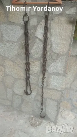 Верига за огнище -2 броя., снимка 11 - Антикварни и старинни предмети - 50276484