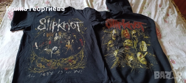 анорак и тениска на slipknot 