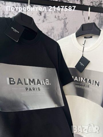 Мъжки тениски Balmain , снимка 2 - Тениски - 45765636