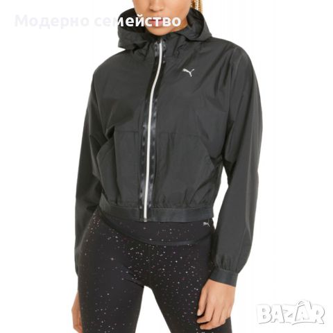 Дамско яке  puma stardust woven training jacket black, снимка 1 - Якета - 46764071