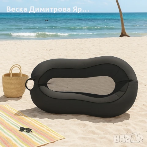 Въздушен шезлонг за пълна релаксация навсякъде – без помпи и усилия, снимка 4 - Други - 51322047