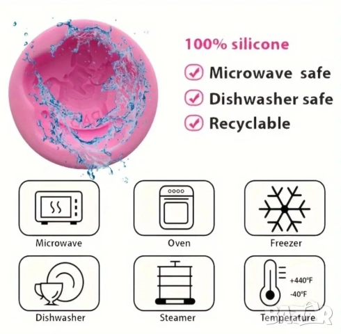 Молд бебешки зайче на конче BABY, снимка 3 - Форми - 52946658