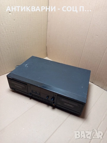 Стар Двукасетен Дек SONY-TC-WR535. Номер 496., снимка 5 - Антикварни и старинни предмети - 53180405