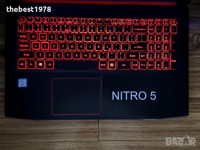 Acer Nitro 5`Core i7-8750H/16GB RAM/256GB SSD/Full HD IPS/Бат 5ч, снимка 4 - Лаптопи за игри - 46258485