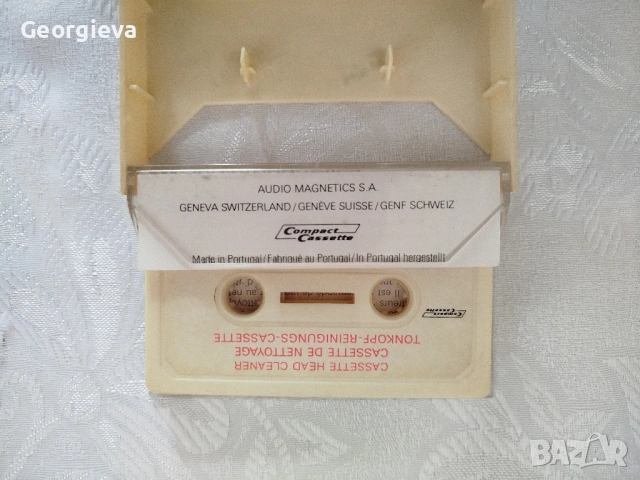Почистваща касета за декове, снимка 2 - Аудио касети - 53573476