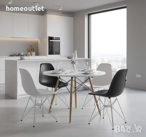 Висококачествени трапезни столове - Два цвята