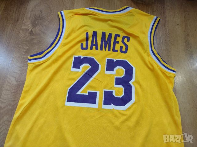 NBA LA / Los Angeles Lakers , Lebron James #23 - баскетболен потник, снимка 11 - Спортни дрехи, екипи - 46625635