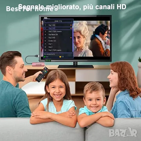  Цифров наземен декодер с  дистанционно управление Haohsat , снимка 4 - Приемници и антени - 49858270