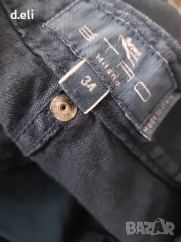 ETRO Original Size 34 100% Лен. Талия 44 см., снимка 5 - Панталони - 50140582