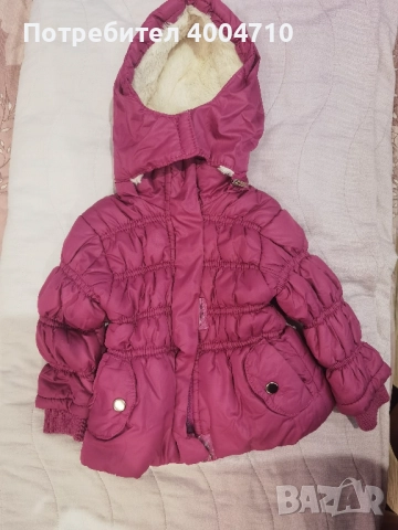 зимно яке за бебе момиче 