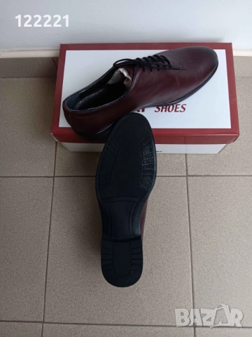 Луксозни мъжки обувки от естествена кожа N42 - чисто нови, снимка 3 - Ежедневни обувки - 52215650