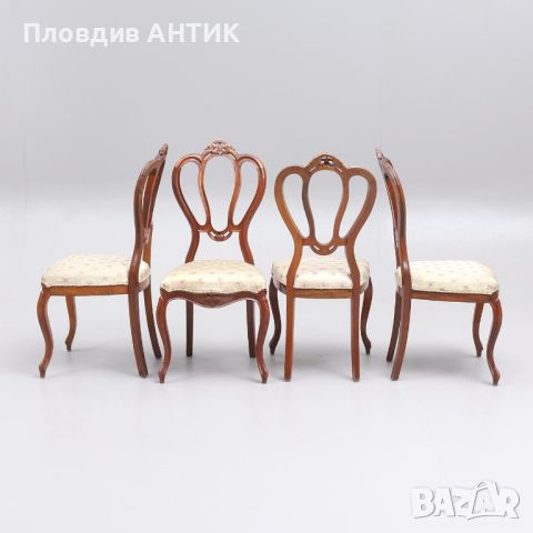 Винтидж антични 6 бр стола, снимка 3 - Антикварни и старинни предмети - 45462293