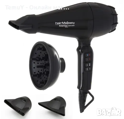 Сешоар Hair Majesty HM-5016, професионален, 2400W, снимка 2 - Сешоари - 48625940