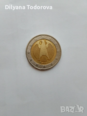 Монета 2 евро 2002, снимка 2 - Други услуги - 53655058