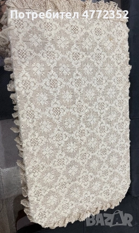Ръчно плетени покривки за маса, снимка 6 - Покривки за маси - 53953279