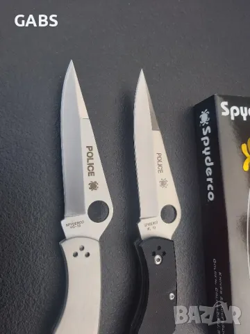 Сгъваем нож Spyderco Police 4 два модела, снимка 5 - Ножове - 49252228